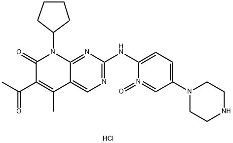 帕布昔利布杂质21(盐酸盐) 结构式