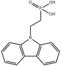 (2-(9H-咔唑-9-基)乙基)膦酸 结构式