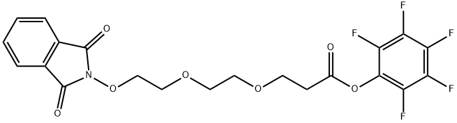 NHPI-PEG2-C2-PFP ESTER 结构式