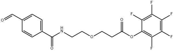 ALD-PH-AMIDO-PEG1-C2-PFP ESTER 结构式