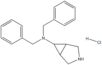N,N-dibenzyl-3-azabicyclo[3.1.0]hexan-6-amine hydrochloride 结构式