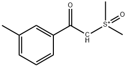 二甲基氧化锍-3-(甲基)苯甲酰基甲基 结构式