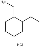 (2-乙基环己基)甲胺盐酸 结构式