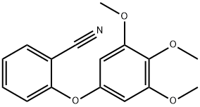 2-(3,4,5-trimethoxyphenoxy)benzonitrile 结构式