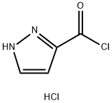 1H-PYRAZOLE-3-CARBONYL CHLORIDE HCL 结构式
