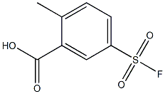 5-(氟磺酰基)-2-甲基苯甲酸 结构式