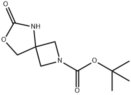 tert-butyl 6-oxo-7-oxa-2,5-diazaspiro[3.4]octane-2-carboxylate 结构式