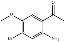 1-(2-Amino-4-bromo-5-methoxy-phenyl)-ethanone 结构式