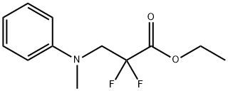 ethyl 3-(benzyl(methyl)amino)-2,2-difluoropropanoate 结构式