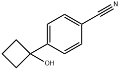 4-(1-羟基环丁基)苯腈 结构式