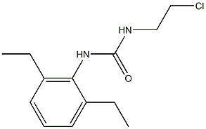 1-(2-chloroethyl)-3-(2,6-diethylphenyl)urea 结构式