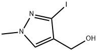 (3-碘-1-甲基-1H-吡唑-4-基)甲醇 结构式