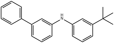 Biphenyl-3-yl-(3-tert-butyl-phenyl)-amine 结构式