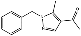 1-(1-苄基-5-甲基-1H-吡唑-4-基)乙烷-1-酮 结构式