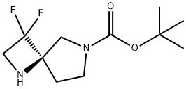 (R)-3,3-二氟-1,6-二氮杂螺[3.4]辛烷-6-羧酸叔丁酯 结构式