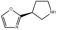 (S)-2-(pyrrolidin-3-yl)oxazole 结构式