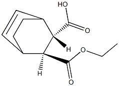 (2S,3S)- 3(乙氧羰基)双环[2.2.2]辛基-5-烯-2-羧酸 结构式