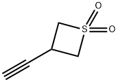 3-ethynylthietane 1,1-dioxide 结构式