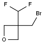 3-(溴甲基)-3-(二氟甲基)氧杂环丁烷 结构式