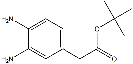 (3,4-Diamino-phenyl)-acetic acid tert-butyl ester 结构式