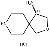 (S)-2-氧杂-8-氮杂螺[4.5]癸-4-胺二盐酸盐 结构式