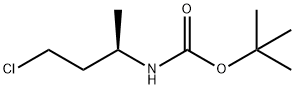 (R)-叔丁基-4-氯丁-2-基氨基甲酸酯 结构式