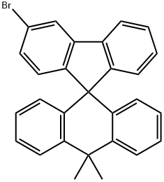9'-[9H]芴],3'-溴-10,10-二甲基-螺[9(10H)-蒽] 结构式