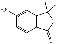 5-氨基-3,3-二甲基异苯并呋喃-1(3H)-酮 结构式