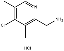 1-(4-Chloro-3,5-dimethylpyridin-2-yl)methanamine dihydrochloride 结构式