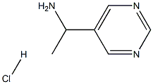 1-嘧啶-5-基乙胺盐酸盐 结构式