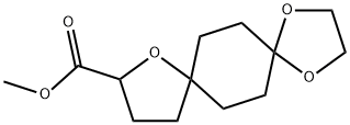 1,4,9-三氧杂环丙烷 [4.2.4.2] 十四烷-10-羧酸甲酯 结构式