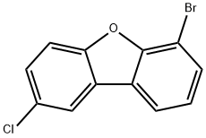 6-溴-2-氯二苯并[B,D]呋喃 结构式
