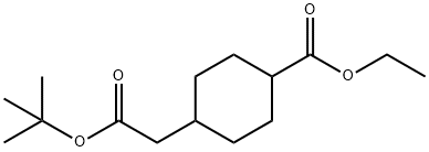 ETHYL 4-(2-TERT-BUTOXY-2-OXOETHYL)CYCLOHEXANECARBOXYLATE 结构式