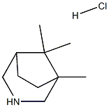 1,8,8-trimethyl-3-azabicyclo[3.2.1]octane hydrochloride 结构式