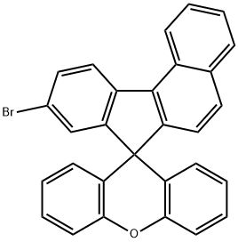 9-bromospiro[benzo[c]fluorene-7,9'-xanthene] 结构式