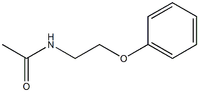 N-(2-PHENOXYETHYL)ACETAMIDE 结构式