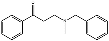 1-Propanone, 3-[methyl(phenylmethyl)amino]-1-phenyl- 结构式
