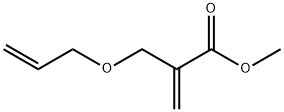 2-[(2-丙烯-1-基氧基)甲基]-2-丙烯酸甲酯 结构式