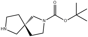 (R)-2,7-二氮杂螺[4.4]壬烷-2-羧酸叔丁酯 结构式