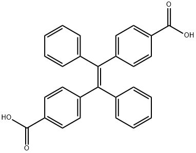(E)-4,4'-(1,2-diphenylethene-1,2-diyl)dibenzoic acid 结构式