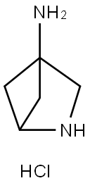 2-azabicyclo[2.1.1]hexan-4-amine dihydrochloride 结构式