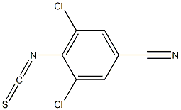 3,5-dichloro-4-isothiocyanatobenzonitrile 结构式