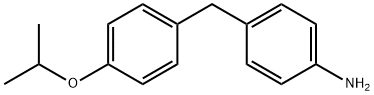 4-(4-异丙氧基苄基)苯胺 结构式