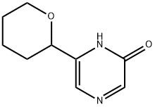 6-(tetrahydro-2H-pyran-2-yl)pyrazin-2-ol 结构式