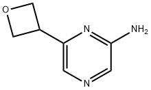 6-(oxetan-3-yl)pyrazin-2-amine 结构式