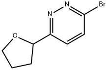 3-bromo-6-(tetrahydrofuran-2-yl)pyridazine 结构式
