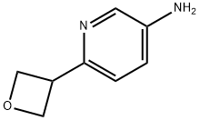 6-(oxetan-3-yl)pyridin-3-amine 结构式