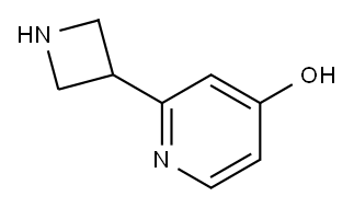 2-(azetidin-3-yl)pyridin-4-ol 结构式