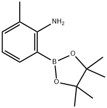 2-Amino-3-methylphenylboronic acid pinacol ester 结构式