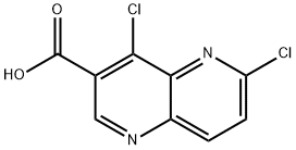 4,6-dichloro-1,5-naphthyridine-3-carboxylic acid 结构式